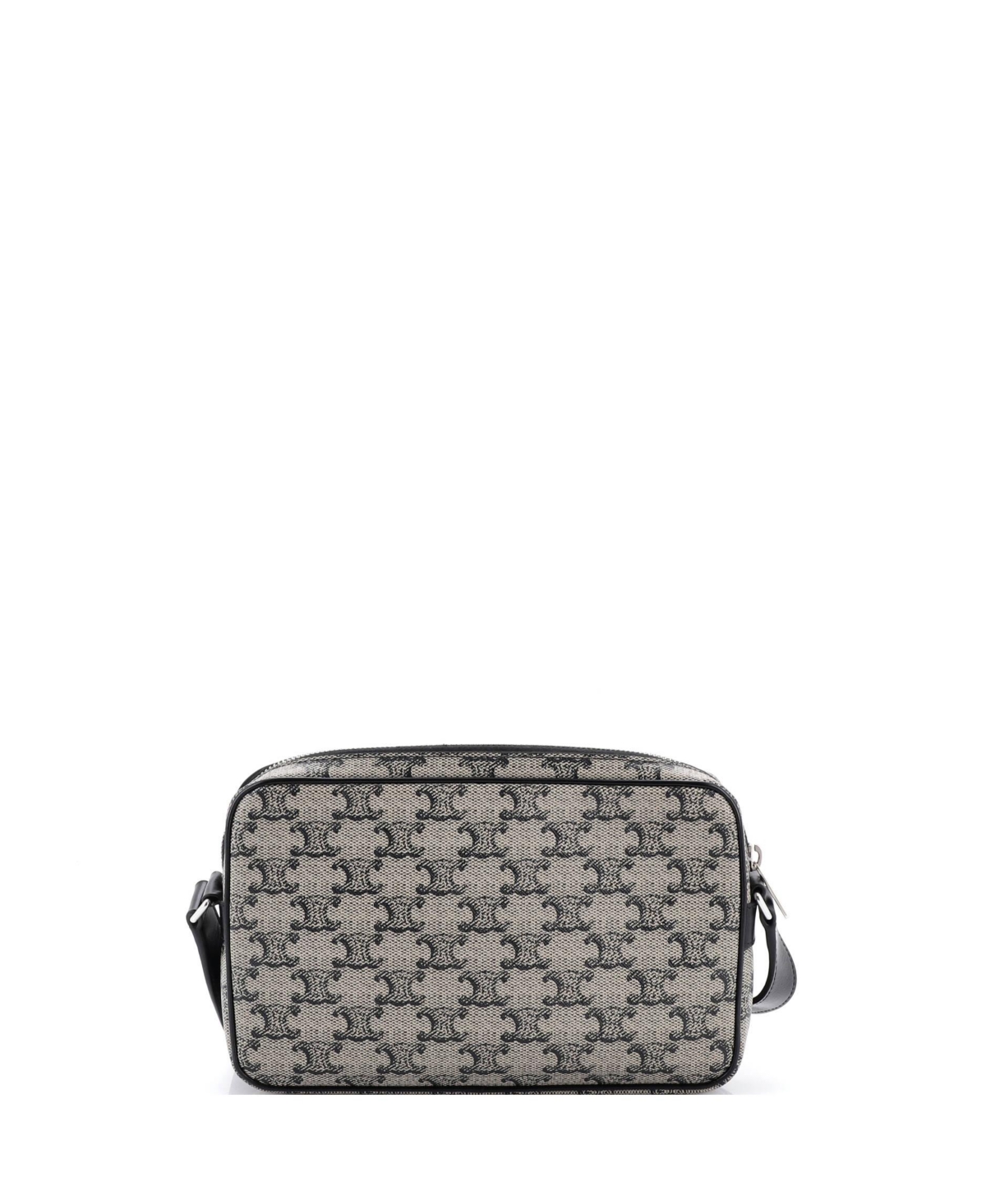 Pre-Owned Celine Medium Logo Messenger Bag Triomphe Coated Canvas