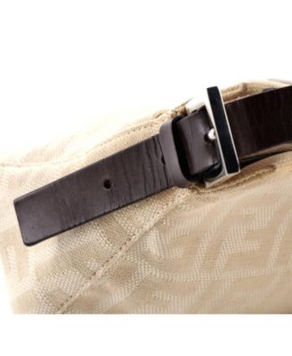 Small Vintage Pocket Shoulder Bag Zucca Canvas