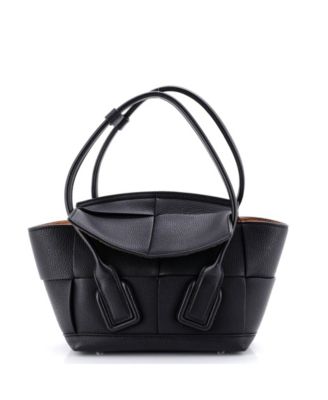 Small Arco Bag Maxi Intrecciato Leather