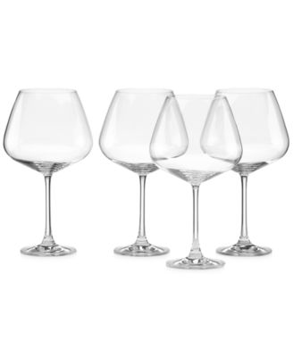 Lenox - Set of 4 Tuscany Burgundy Glasses
