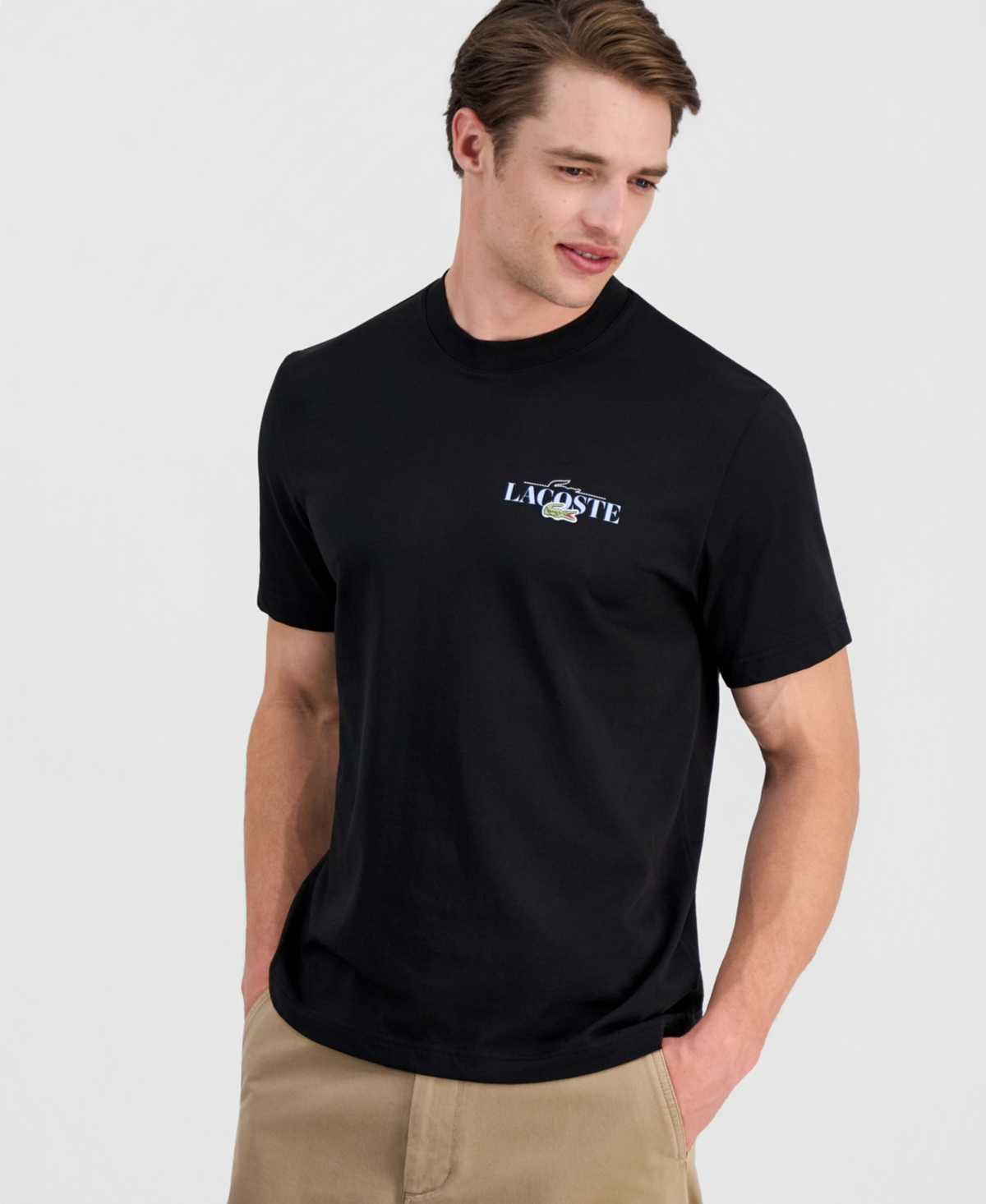 Lacoste Men's Short-Sleeve Printed T-Shirt