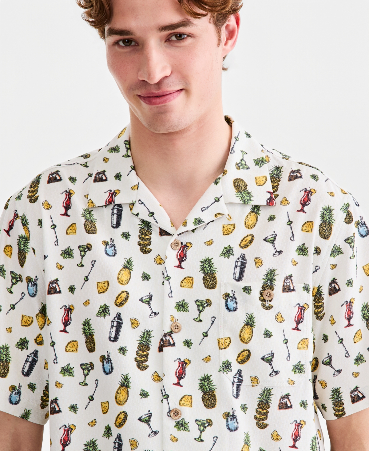 Tommy Bahama Men's Short-Sleeve Printed Shirt
