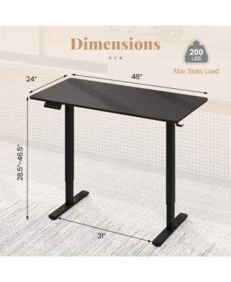Electric Standing Desk with Memory Settings for Home Office