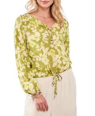 Women's Flowy Long-Sleeve Novelty Top