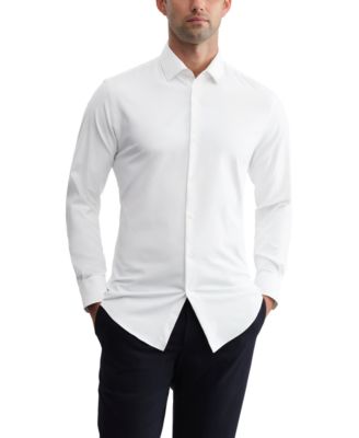 Men's Long-Sleeve Athletic Fit Dress Shirt