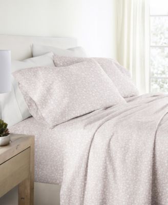 Long Staple 300-Thread Count Cotton Pattern 4-Pc. Sheet Set, California King