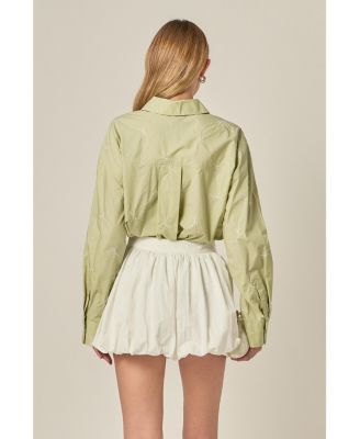 Women's Bow Embroidery shirt