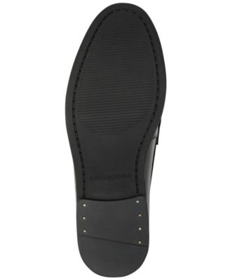 Men's Embroidered Logo Slip-On Loafers