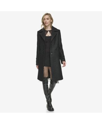 Women's Regine SB soft wool boucle coat