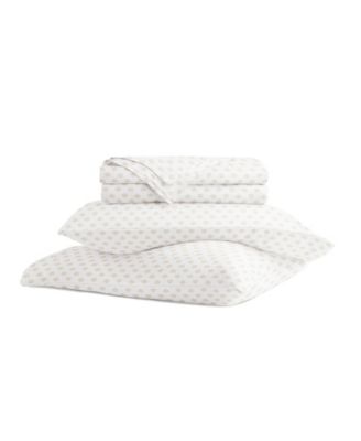 Long Staple 300-Thread Count Cotton Pattern 4-Pc. Sheet Set, Queen