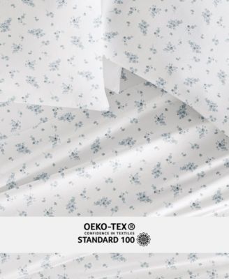 Long Staple 300-Thread Count Cotton Pattern 3-Pc. Sheet Set, Twin