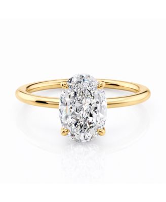 The Elena Oval Solitaire Ring