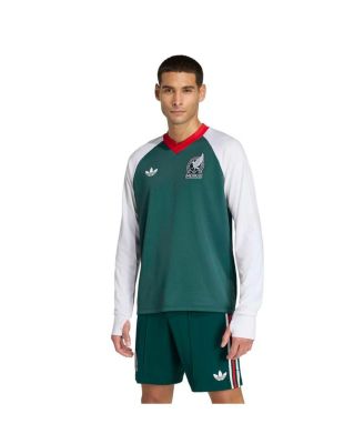 Men's Green Mexico National Team 2026 World Cup Pre-Match Away Long Sleeve Training Jersey