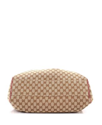 Large Sukey Tote GG Canvas with Leather