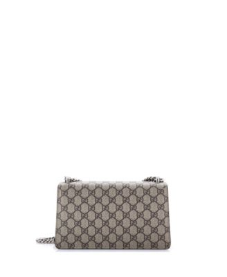 Small Dionysus Bag GG Coated Canvas with Crystal Embellished Metal