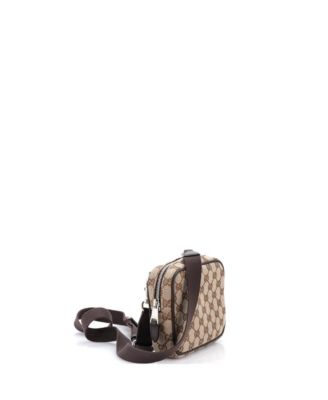 Mini Web Loop Camera Bag GG Canvas