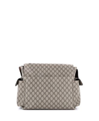 Diaper Bag GG Coated Canvas