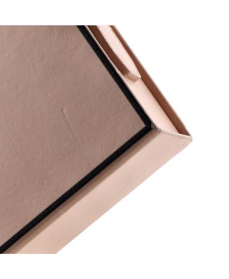 Logo Horizontal Box Crossbody Bag Leather