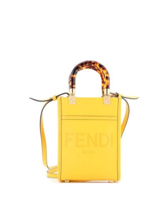 Mini Sunshine Shopper Tote Leather