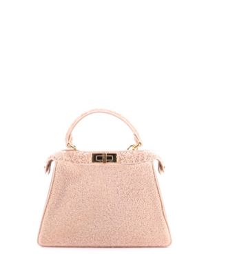 Medium Peekaboo ISeeU Bag Shearling
