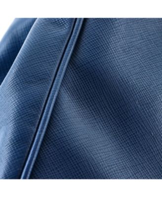 Small Double Zip Lux Tote Saffiano Leather