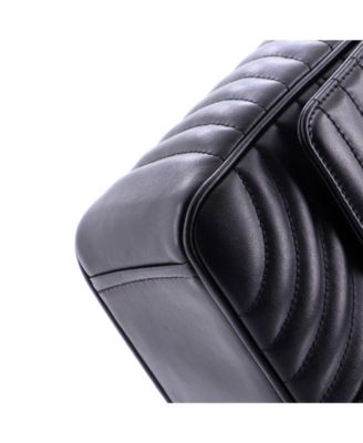 Medium Chain Flap Shoulder Bag Diagramme Quilted Leather