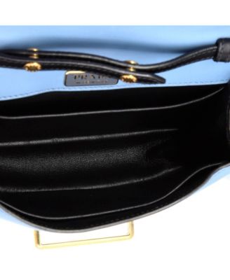 Small Cahier Crossbody Bag Embellished Leather