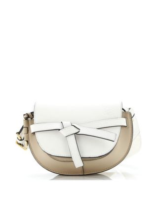 Mini Gate Dual Shoulder Bag Leather