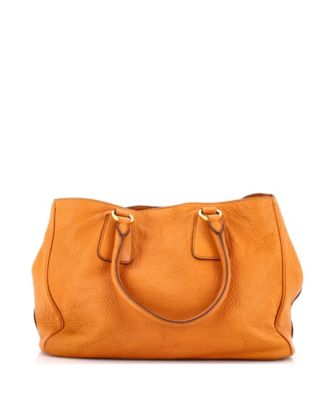 Large Convertible Shopper Tote Vitello Daino