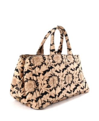 Large Canapa Tote Printed Canvas