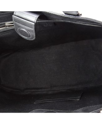 Large Web Open Tote GG Coated Canvas