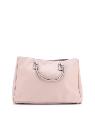 Large Lux Open Tote Saffiano Leather