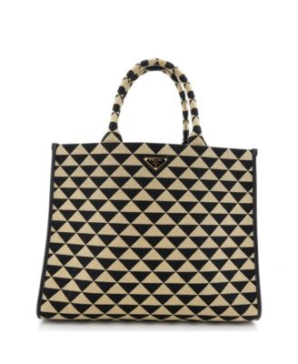 Large Symbole Shopper Tote Jacquard