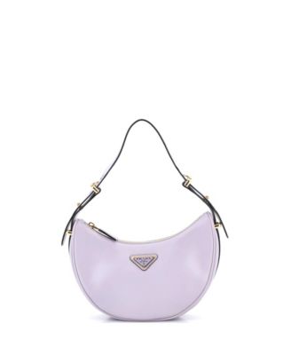 Small Arque Half Moon Hobo Leather