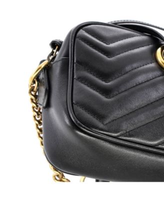 Mini GG Marmont Shoulder Bag Matelasse Leather