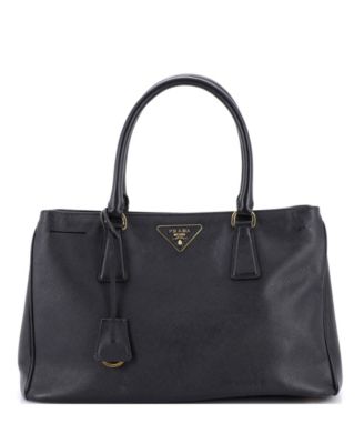 Medium Lux Open Tote Saffiano Leather