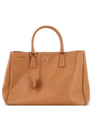North South Lux Open Tote Saffiano Leather
