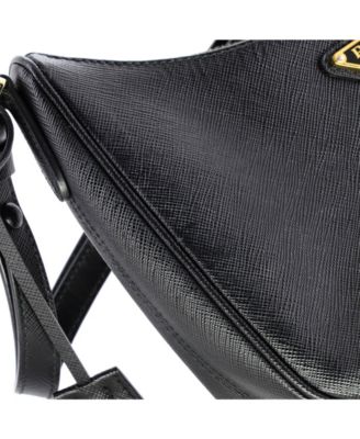 Mini Re-Edition Hobo Saffiano Leather