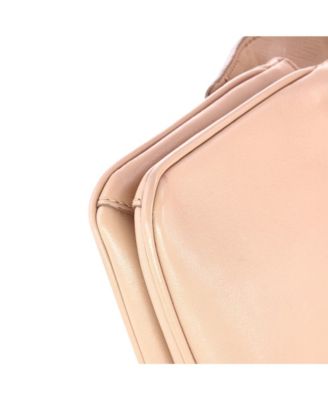 Small Chain Flap Crossbody Bag Saffiano and Soft Calf