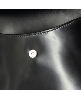 Small Cleo Flap Shoulder Bag Spazzolato Leather