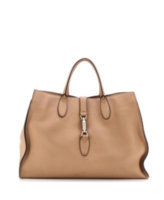 Large Jackie Soft Tote Leather