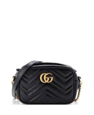 Mini GG Marmont Shoulder Bag Matelasse Leather