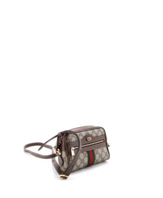 Mini Ophidia Shoulder Bag GG Coated Canvas
