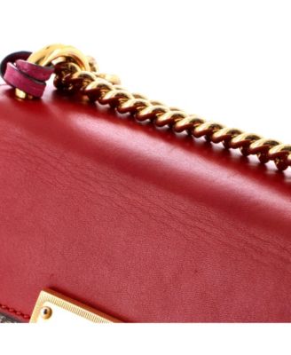 Small Padlock Shoulder Bag GG Coated Canvas and Leather