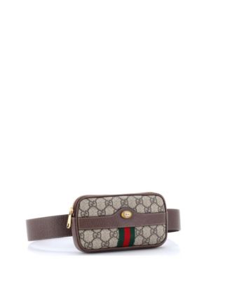 Small Ophidia Belt Bag GG Coated Canvas