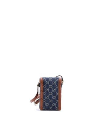 Mini Horsebit 1955 Crossbody Bag GG Denim