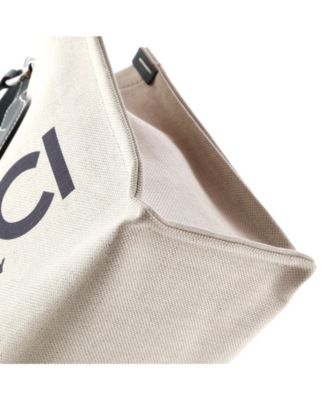 Small Logo Shopper Tote Printed Canvas