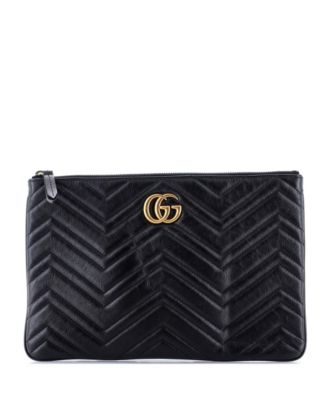 GG Marmont Clutch Matelasse Leather