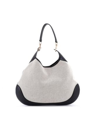 Large B Shoulder Bag Canvas