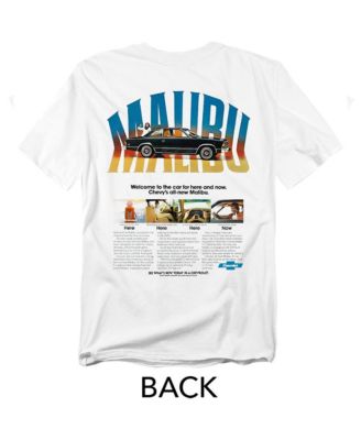Men's Chevrolet Malibu Ad Front Back T-Shirt